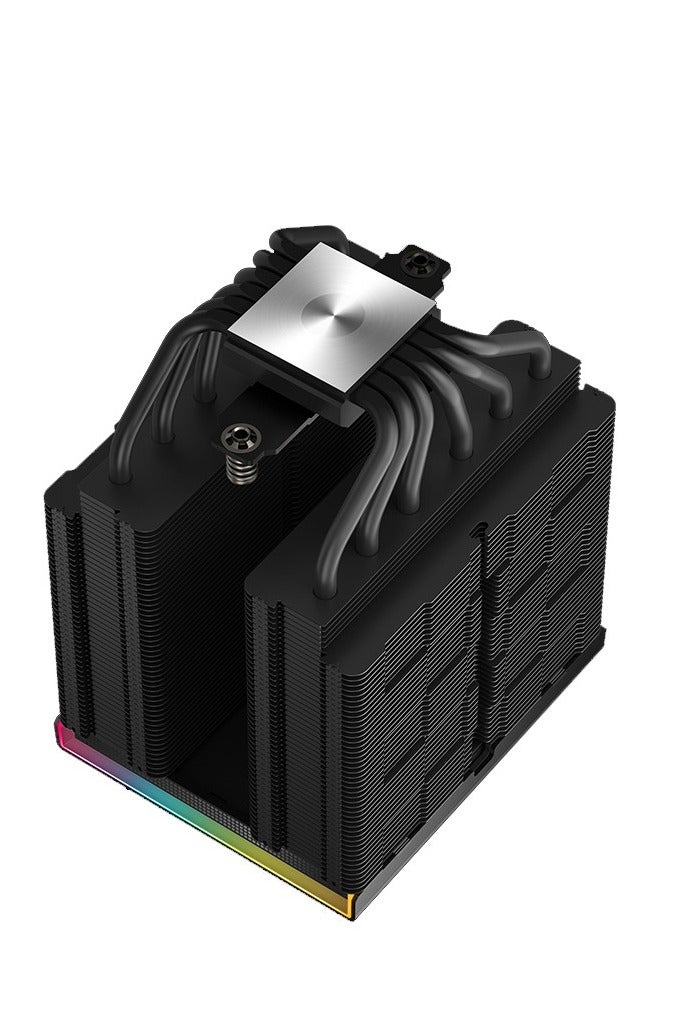 DEEPCOOL AK620 Digital Pro CPU Air Cooler with Multi-Line Digital Display, Core Touch Technology 2.0, 6 Copper Heat Pipes, Dual-Tower Heatsink, FT12 SE Fluid Dynamic Bearing Fans, ARGB Lighting, Compatible with Intel & AMD Sockets, Black | R-AK620-BKAPMN-G  - Image 5