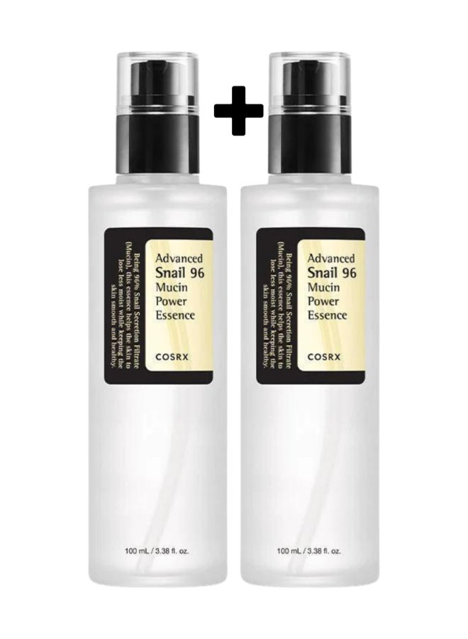 COSRX Pack Of 2 Snail 96 Mucin Power Essence Brighten, Hydrate, And Renew Skin 200ml - Image 1