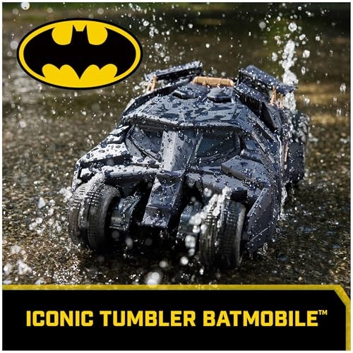 DC Comics Batman, Official Batmobile Tumbler RC, 1:15 Scale, 85th Anniversary Dark Knight Trilogy Special Edition Collectible Kids Toys for Boys Ages 4 and Up - Image 2