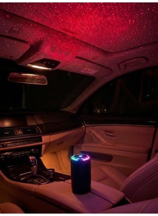 مبخرة سيارة بإضاءة ليزر فاخرة مع تقنية نشر العطر المتوازن، معطر بخور سيارة، تصميم أنيق صغير الحجم، جودة عاليه،إزالة الروائح الكريهه، إضافة ديكورية راقية،هدية مثالية - Image 5