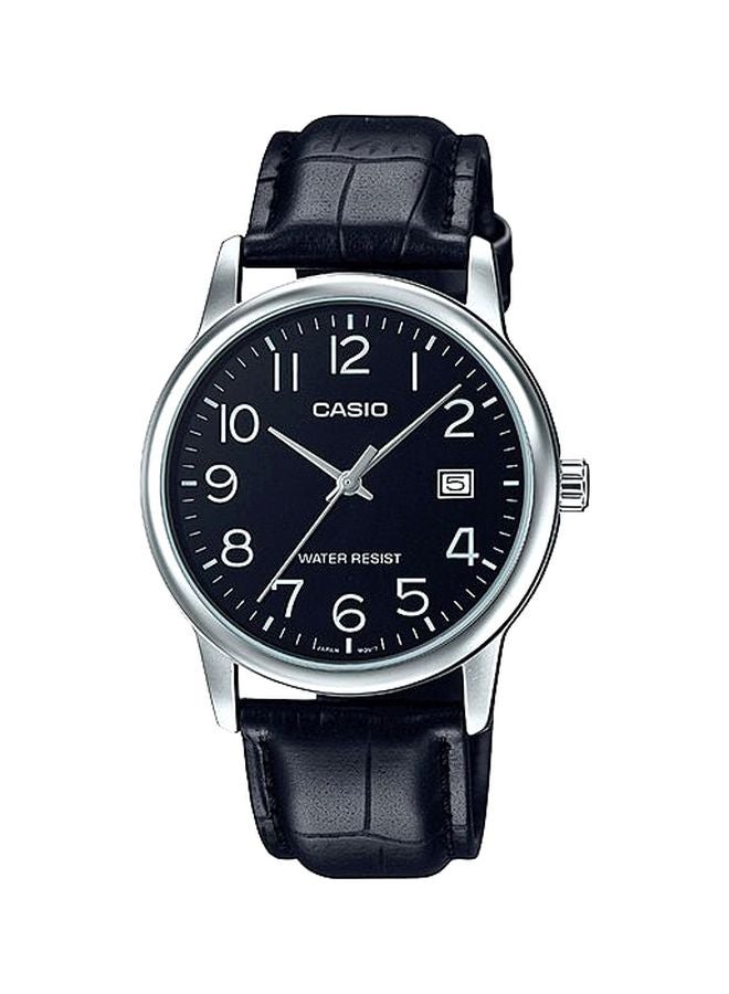 CASIO Men Water Resistant Analog Watch MTP-V002L-1BUDF - 39 mm - Black - Image 1