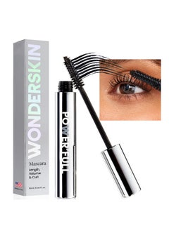 Wonderskin Wonderskin Mascara - Black Mascara for Volume, Length, and Curl - Lengthening, Volumizing Lash Mascara & Smudge Proof Eyelash Mascara  - Image 1