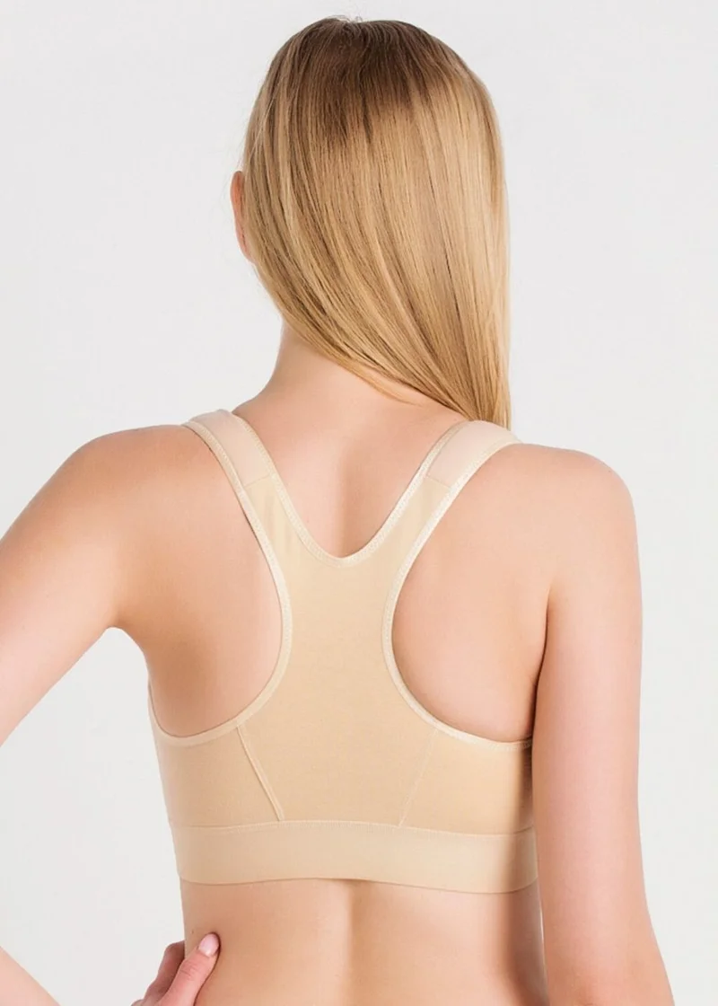 ماجيك فورم 5722 Front Zippered Prosthetic Bra - Nude