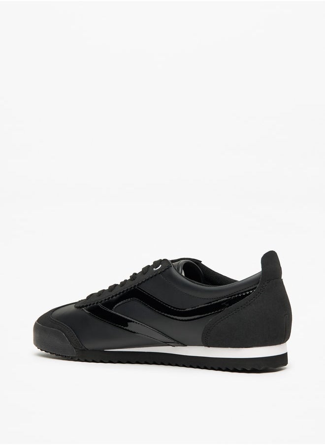 Lee Cooper Mens' Textured Sneakers with Lace-Up Closure  - Image 3