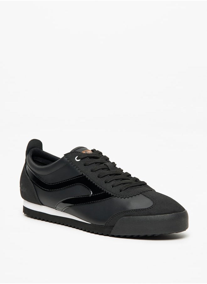 Lee Cooper Mens' Textured Sneakers with Lace-Up Closure  - Image 2