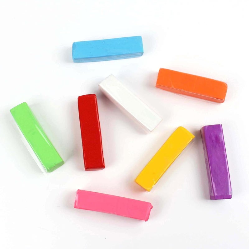 Asian Hobby Crafts Asian Hobby Crafts Polymer Clay Oven Bake Set - 16 Vibrant Colors | Non-Air Dry PVC Plasticine for Jewelry, Earrings, Miniatures, and Keychains | Perfect for Beginners & Professionals  - Image 2