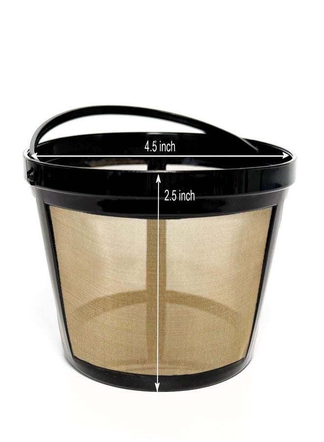 Cestlaive 2-PACK Gold Reusable 8-12 Cup Basket Coffee Filter for Mr. Coffee Coffee Makers and Black & Decker Coffee Maker - Image 2