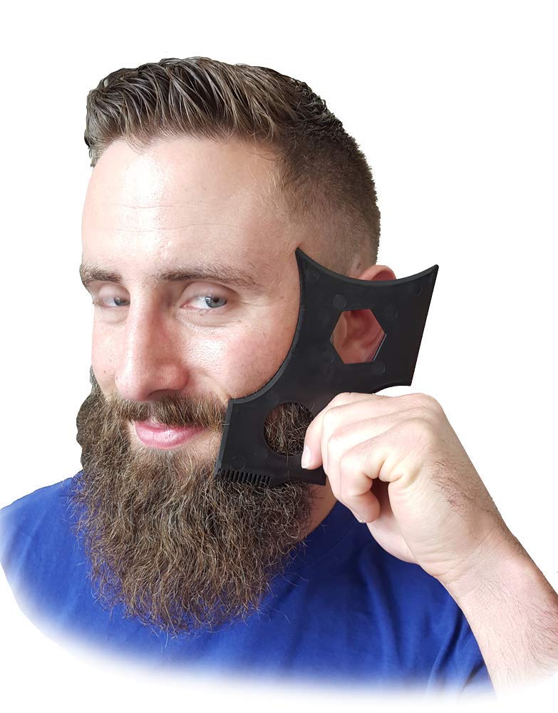 Andis Beard Shaping Tool for All Beards and Hairlines - Premium Hair Buddy for Trimming & Styling Facial Hair, Black - Image 3