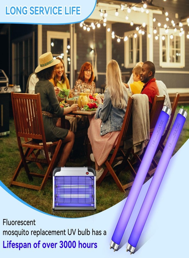 Qualirey 4 Pack 10W Bug Zapper Replacement Bulb T8 Light Tube for 20W Electronic Bug Zapper Compatible with Most 20W Mosquito Lamp - Image 5