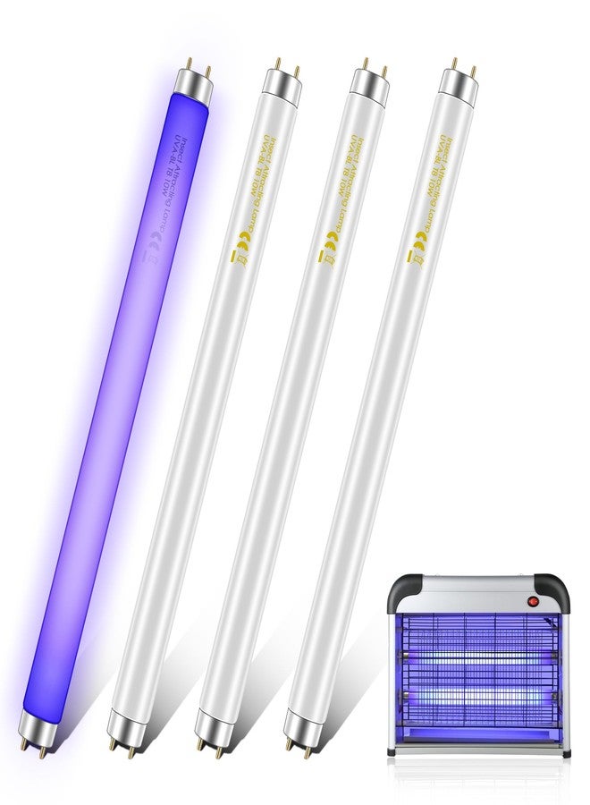 Qualirey 4 Pack 10W Bug Zapper Replacement Bulb T8 Light Tube for 20W Electronic Bug Zapper Compatible with Most 20W Mosquito Lamp - Image 1