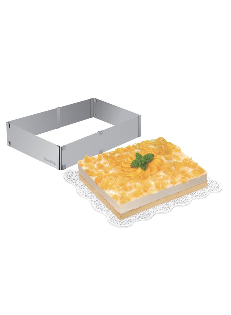 tescoma Rectangular Adjustable Baking Frame 28X20-50X34 Cm Delicia  Assorted  19.8 X 5.8 29.1 - Image 1