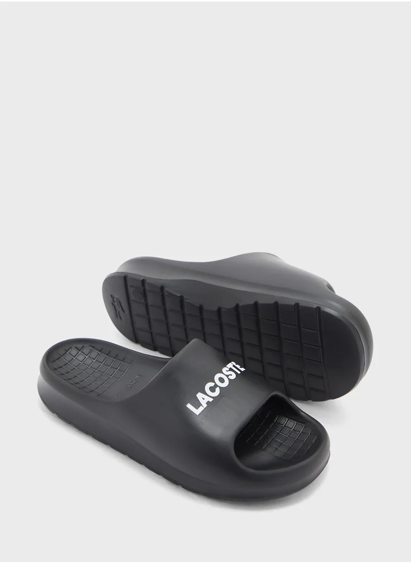LACOSTE Single Strap Serve Slide