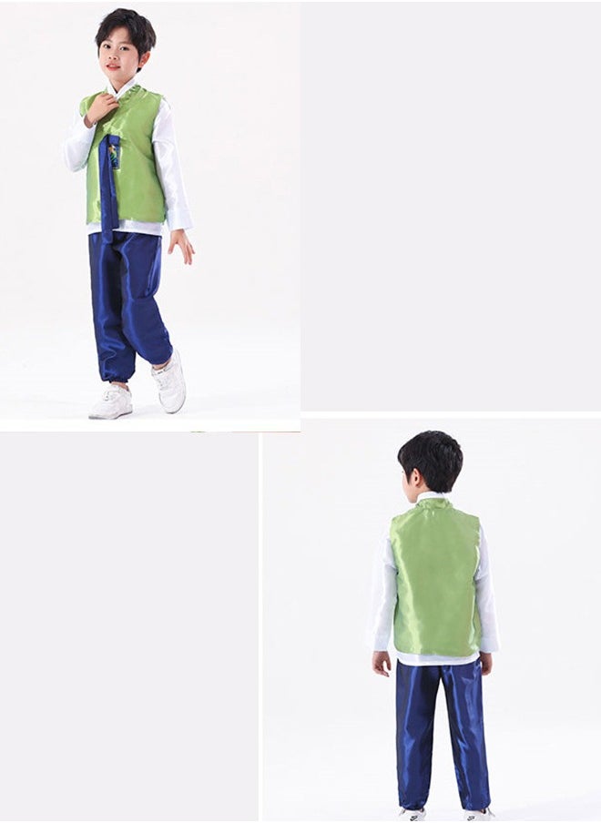 Al Aoyama - Kids Hanbok Traditional Korean Costume Baby Boy Asian Clothes Retro Dance Outfit Children Ethnic Style Performance Cosplay Party - Image 1