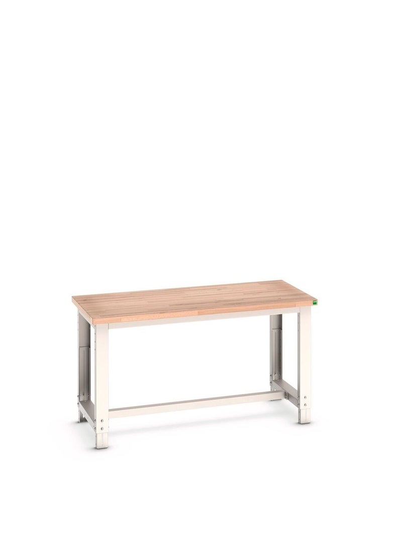 Bott Cubio Framework Bench Desk Adjustable Height (mpx) Top WxDxH: 1500x750x740-1140mm - Image 1