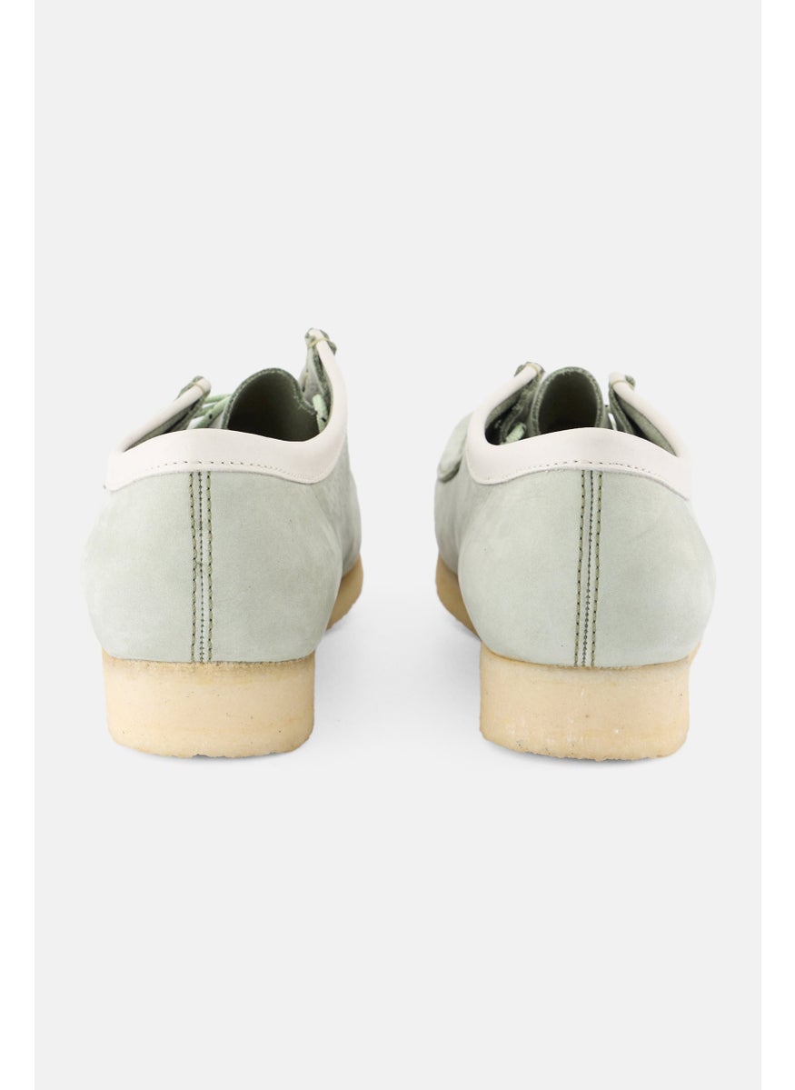 clarks Men Standard Wallabee Lace Up Casual Shoes, Green  - Image 4