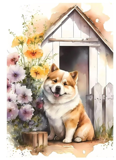 Smiling Dog Jigsaw Puzzle 300 Pieces Unique Design with High Quality and Smooth Finish