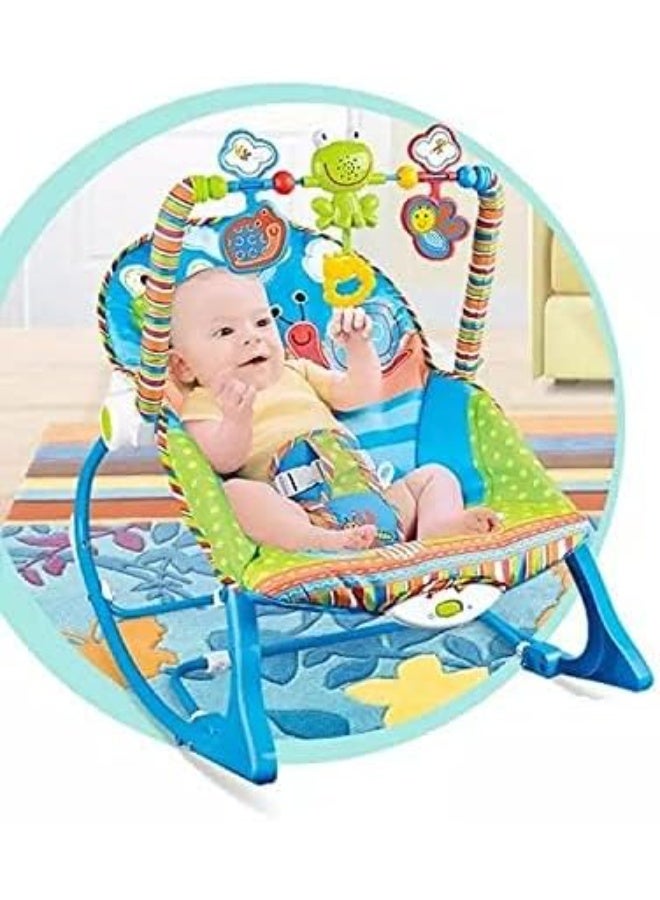 فيشر برايس كرسي هزاز وموسيقي للأطفال مع ألعاب معلقة – هزاز مريح مزود بالاهتزازات والموسيقى - Image 4