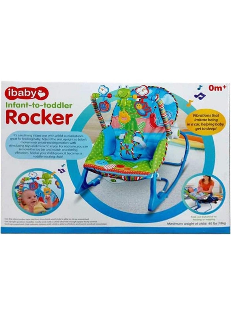 فيشر برايس كرسي هزاز وموسيقي للأطفال مع ألعاب معلقة – هزاز مريح مزود بالاهتزازات والموسيقى - Image 5