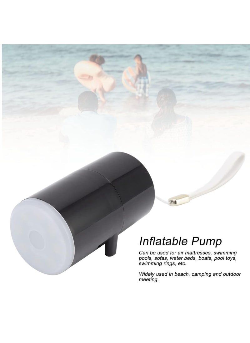 XiuWoo - 3 in 1 Rechargeable Mini Electric Portable Air Pump, Vacuum Bag Pump, Camping Light with 1300mAh Battery for Inflatables or Deflate for Swimming Ring, Air Bed, Mattress Vacuum bags - Image 1