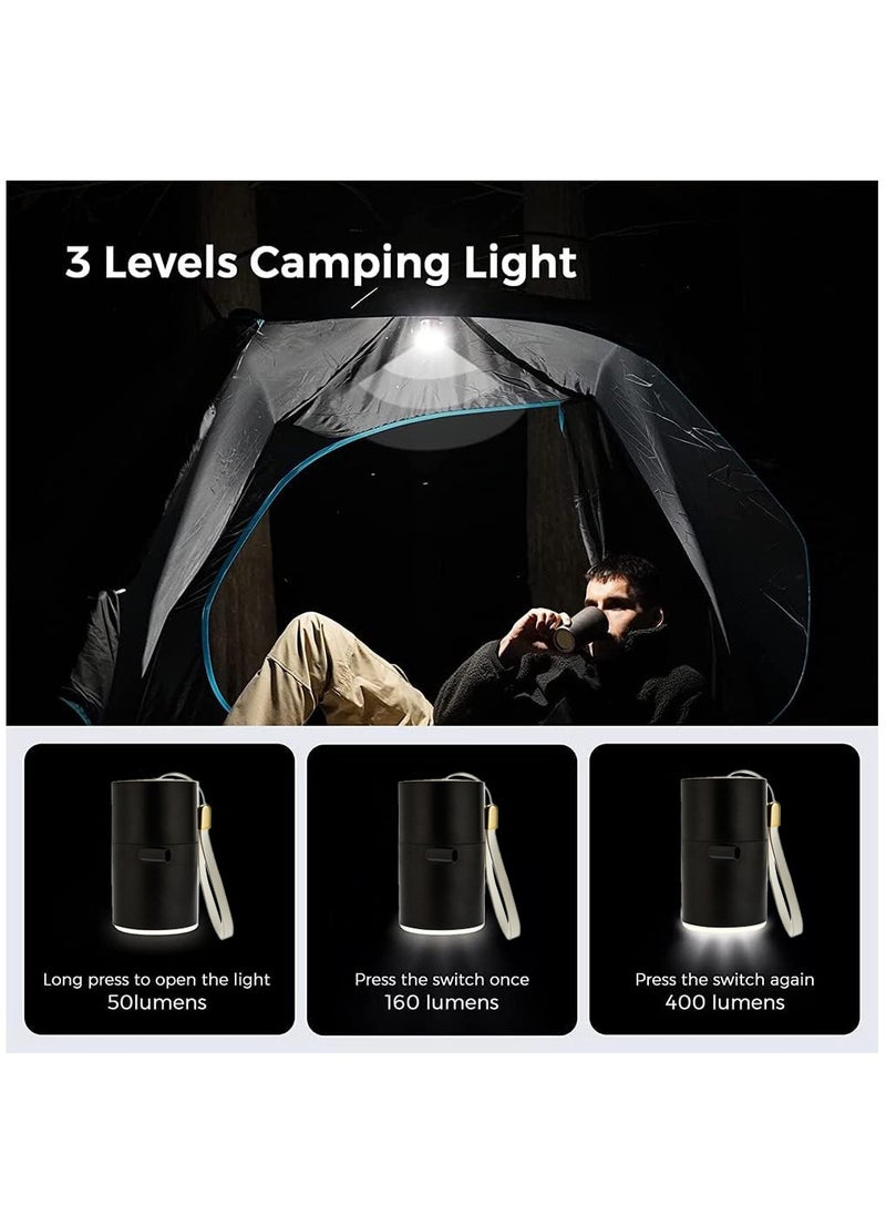 XiuWoo - 3 in 1 Rechargeable Mini Electric Portable Air Pump, Vacuum Bag Pump, Camping Light with 1300mAh Battery for Inflatables or Deflate for Swimming Ring, Air Bed, Mattress Vacuum bags - Image 1