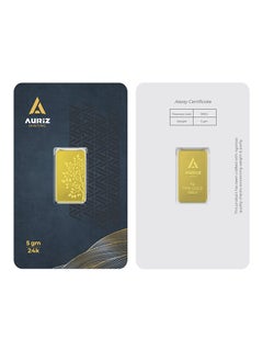 AURIZ MINTING Auriz Minting 5gm 24K Investment Gold Bars  - Image 3