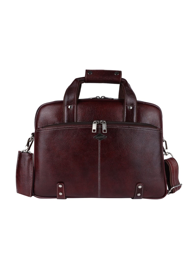 LAVERI LEATHER Genuine Leather Office And Travel Document Laptop bag Style 510  - Image 1