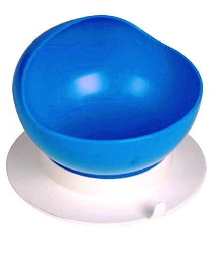SP Scienceware Maddak SP Ableware Scooper Bowl with Suction Cup Base Blue - Image 5