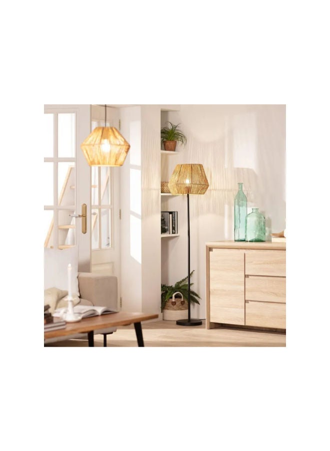 Cluc Lin black floor lamp - beige - Image 4