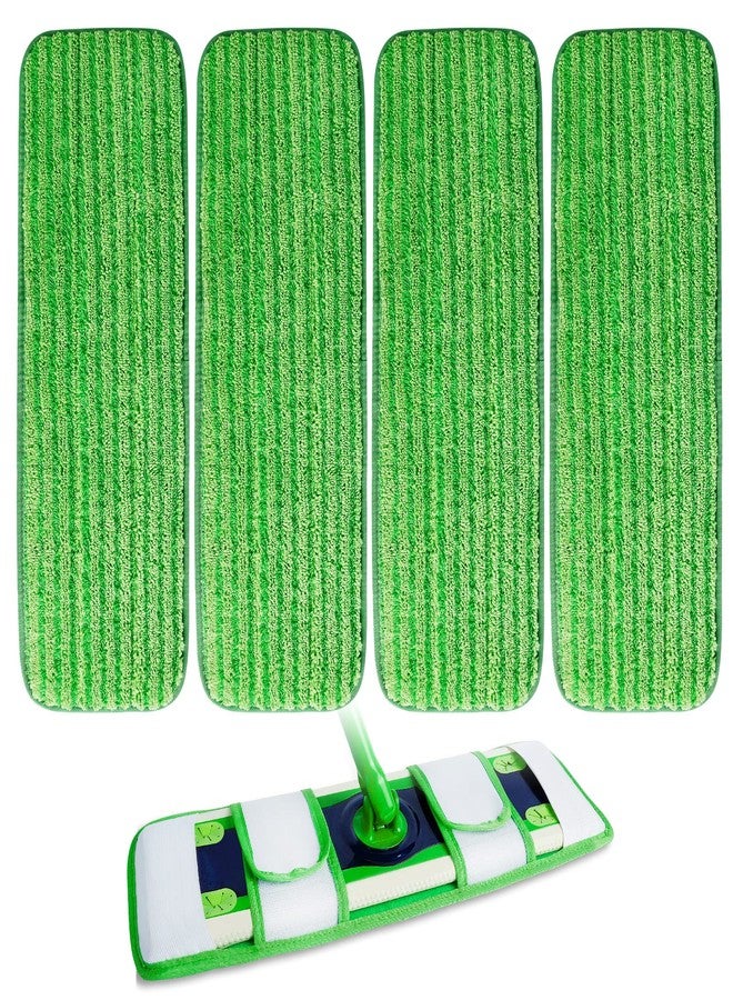 KEEPOW XL Wet Pads Refills for Swiffer XL, Wet Mopping Cloths for Swiffer XL Mop, Reusable Microfiber Mop Pads for Hardwood Floor, 4 Pack - Image 1