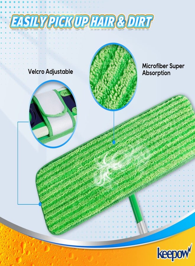 KEEPOW XL Wet Pads Refills for Swiffer XL, Wet Mopping Cloths for Swiffer XL Mop, Reusable Microfiber Mop Pads for Hardwood Floor, 4 Pack - Image 3
