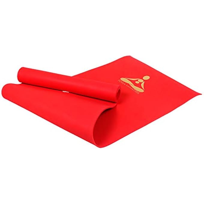 STAG Designer Yoga Mat, 4Mm (Red/Gold) - Image 5