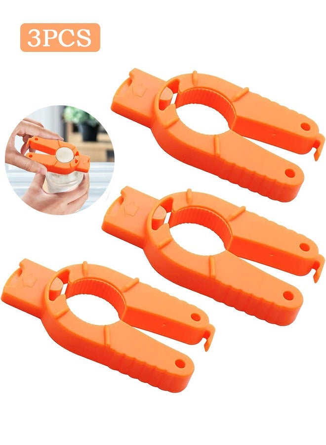 3 Pcs Multifunctional Kitchen Bottle Opener, Water Bottle Opener Seal Remover, Bottle Gripper  - Image 1