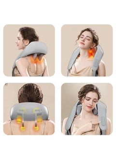 Generic The latest Neck and Shoulder Heat Massager by comfortable offers a simulated manual massage,incorporating deep tissue kneading with heat for effective relief from neck and back pain.  - Image 2