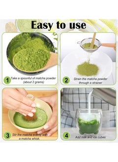 Generic Resin Matcha Whisk Set, Silicone Matcha Whisk for Stirring, Reusable Matcha Whisk Set with Matcha Whisk, Scoop, Tea Spoon and Matcha Sifter  - Image 4