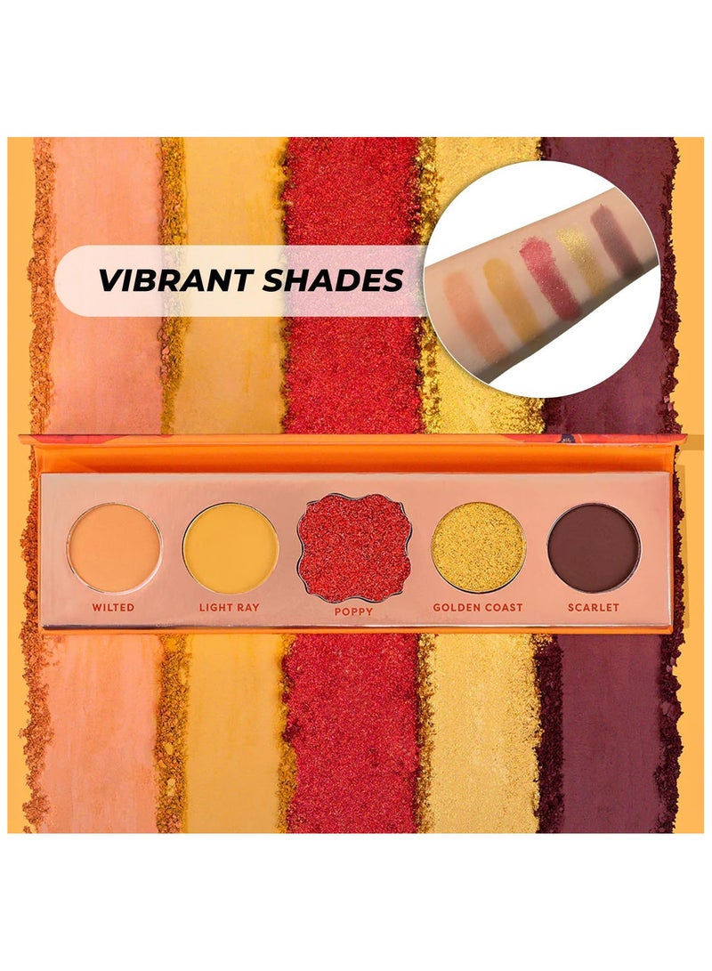 Profusion Cosmetics BLOOMING HUES  DELIGHTFUL DAHLIA 5 SHADE PALETTE Blue - Image 3