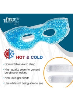 USA Merchant - 2 Redesigned Therapeutic Spa Gel Bead Eye Masks - Hot/Cold Reusable Ice Packs with Flexible Beads - Compress Therapy for Puffy Eyes, Dark Circles, Headaches, Migraines, Stress Relief - pzsku/Z644F6600B3082D7BB356Z/45/_/1717034845/5bbfd5c9-7dfe-4bcb-9245-ce3cd305245d