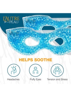 USA Merchant - 2 Redesigned Therapeutic Spa Gel Bead Eye Masks - Hot/Cold Reusable Ice Packs with Flexible Beads - Compress Therapy for Puffy Eyes, Dark Circles, Headaches, Migraines, Stress Relief - pzsku/Z644F6600B3082D7BB356Z/45/_/1717034847/faa72cdb-97b0-4d70-9172-a867d9ff21a1