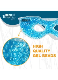 USA Merchant - 2 Redesigned Therapeutic Spa Gel Bead Eye Masks - Hot/Cold Reusable Ice Packs with Flexible Beads - Compress Therapy for Puffy Eyes, Dark Circles, Headaches, Migraines, Stress Relief - pzsku/Z644F6600B3082D7BB356Z/45/_/1717034900/24d53dc7-2f03-483a-ad43-5a4aa7d4702f