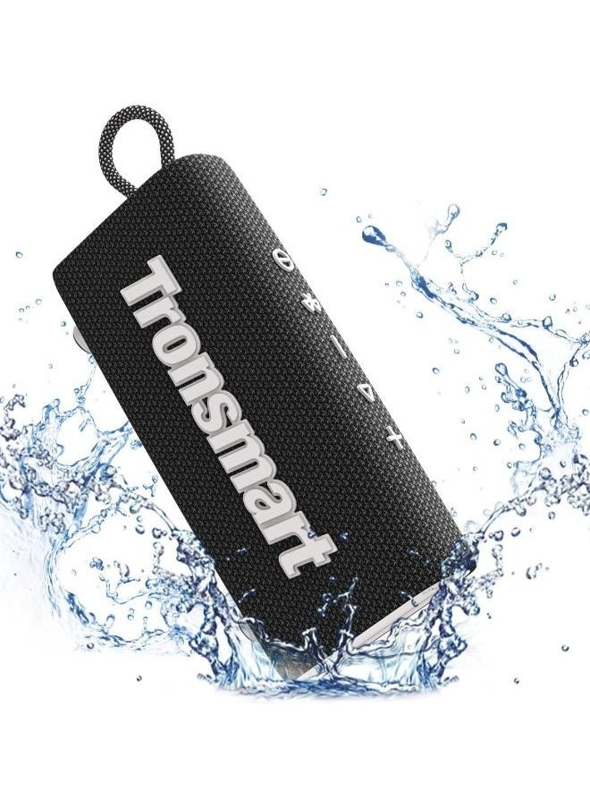 Tronsmart - Tronsmart Trip Portable Bluetooth Speaker, IPX7 Waterproof Speaker, Wireless Bluetooth 5.3, 20H Playtime, Built-in Mic(Black) - Image 1