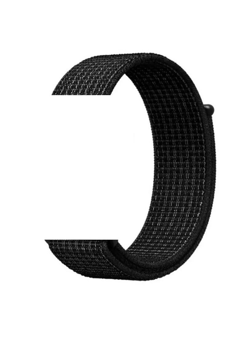 TWEGGON Apple Watch Band/Strap Compatible With Compatible with 42mm(Series 10)/41mm/40mm/38mm Nylon Band/Strap for Apple Watch All Series Black  - Image 2