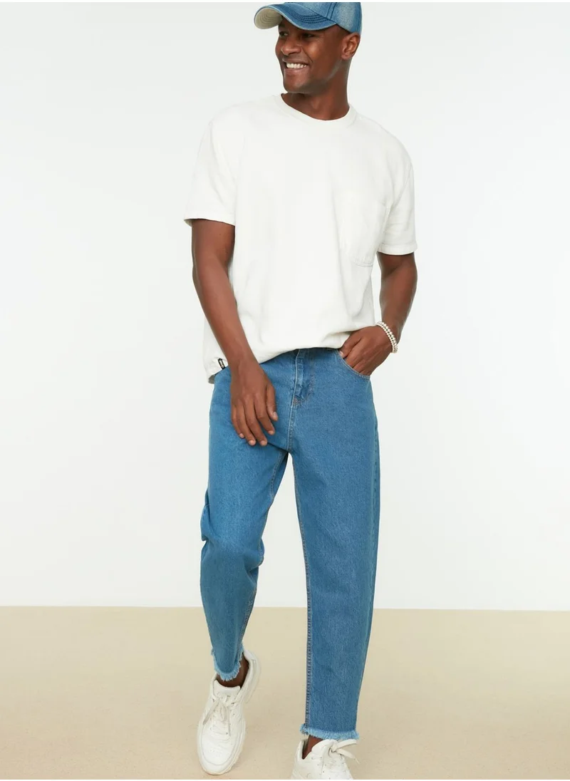 trendyol Mid Wash Straight Fit Jeans
