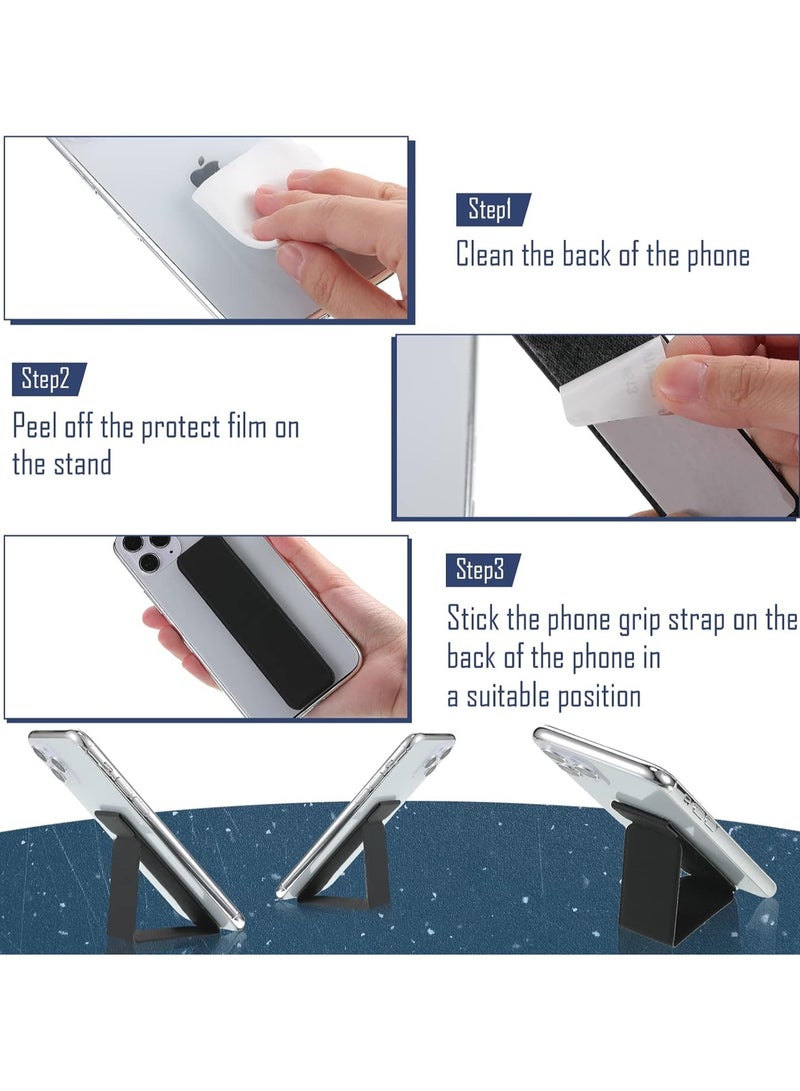 Drip Foldable Phone Stand - Lightweight, Durable, Portable, Multi-Functional with Ergonomic Design - Made with 3M Adhesive PU Material, Compatible with All Smartphones. - Image 4