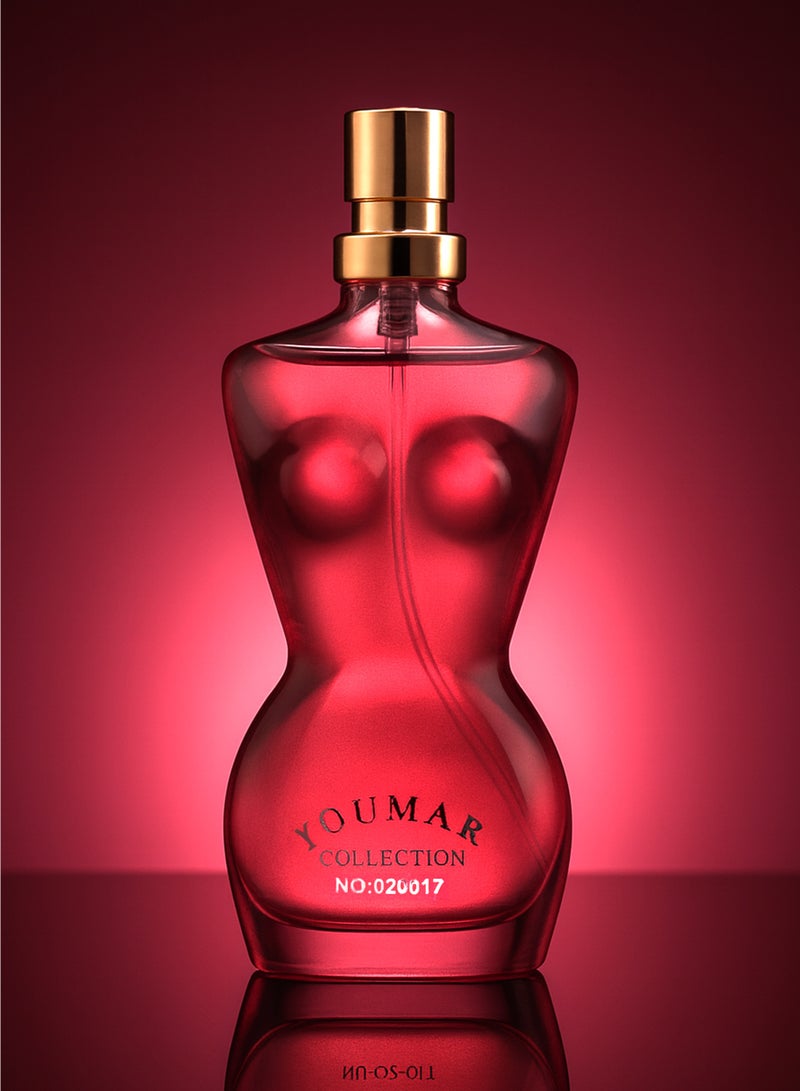 يومار عطر نسائي يدوم طويلاً | مجموعة يومار رقم 0017 | أفضل عطر للنساء بنفحات منعشة من الماء والفواكه والعنبر والفانيليا للاستخدام اليومي (25 مل) - Image 2