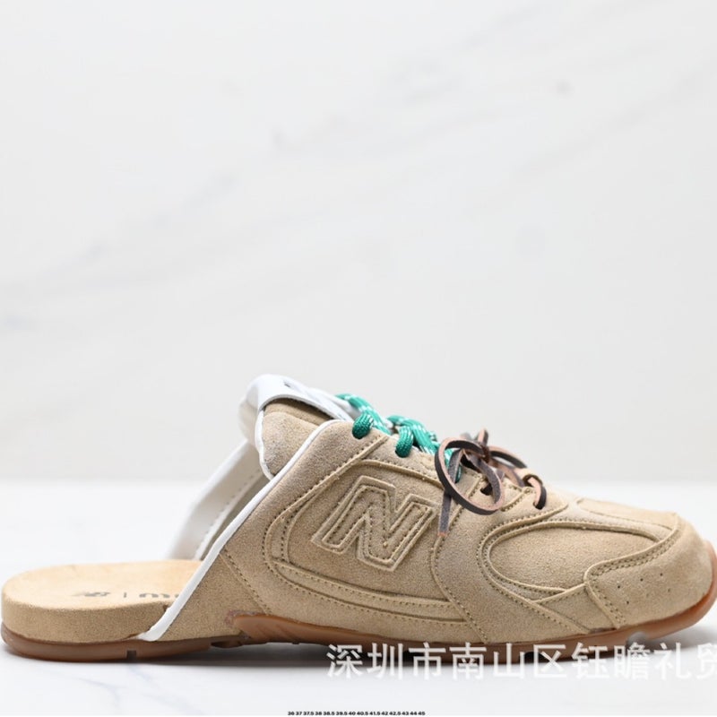 Pure Original Nb530Sl Retro Half-Drag Summer Casual Versatile Moral Training Shoes Lightweight Preppy Girl Style Half-Drag Slippers - Image 3