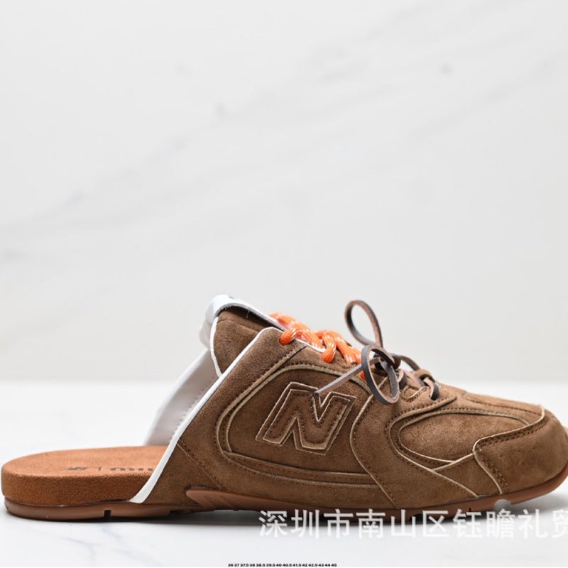 Pure Original Nb530Sl Retro Half-Drag Summer Casual Versatile Moral Training Shoes Lightweight Preppy Girl Style Half-Drag Slippers - Image 4