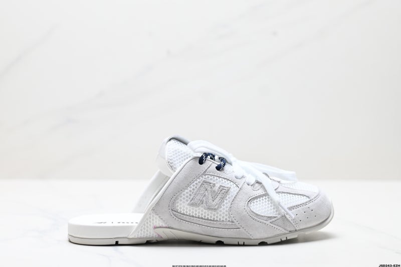 Pure Original Nb530Sl Retro Half-Drag Summer Casual Versatile Moral Training Shoes Lightweight Preppy Girl Style Half-Drag Slippers - Image 1
