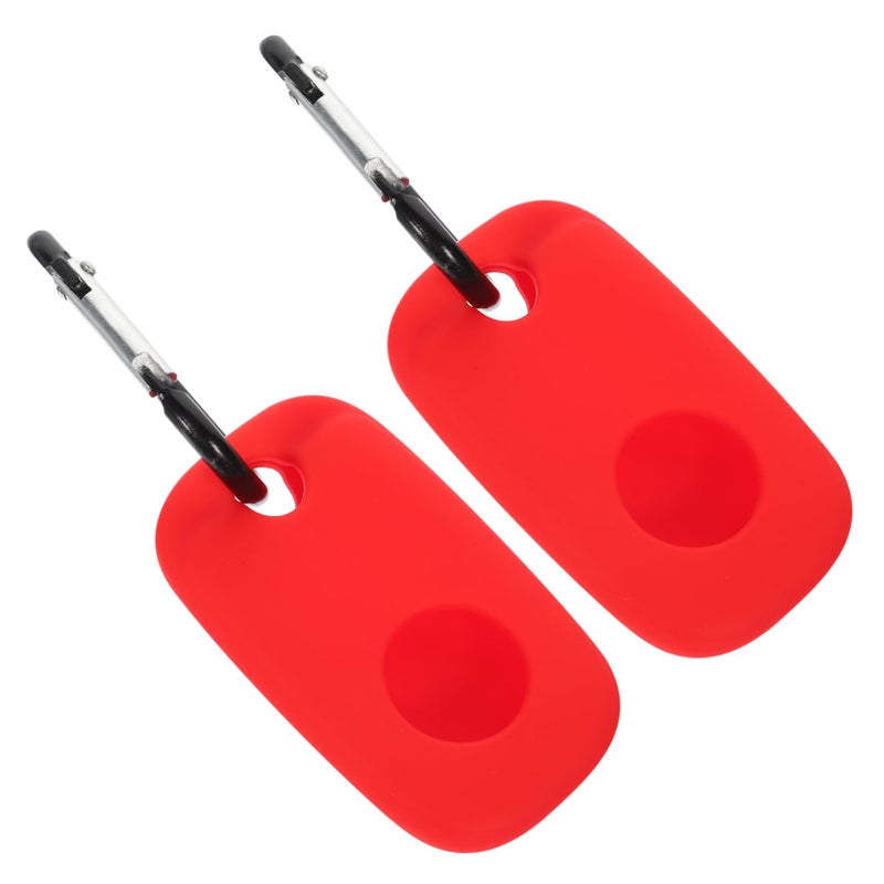 Shockproof Silicone Protective Sleeve Cover for Tile Pro Tracker Anti Loss Design Red - Image 2