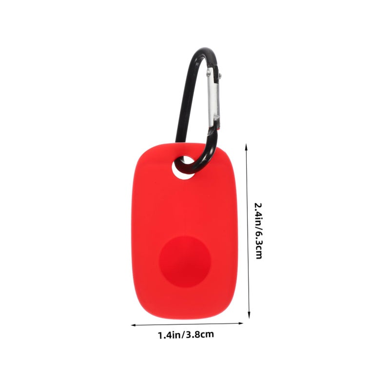 Shockproof Silicone Protective Sleeve Cover for Tile Pro Tracker Anti Loss Design Red - Image 3
