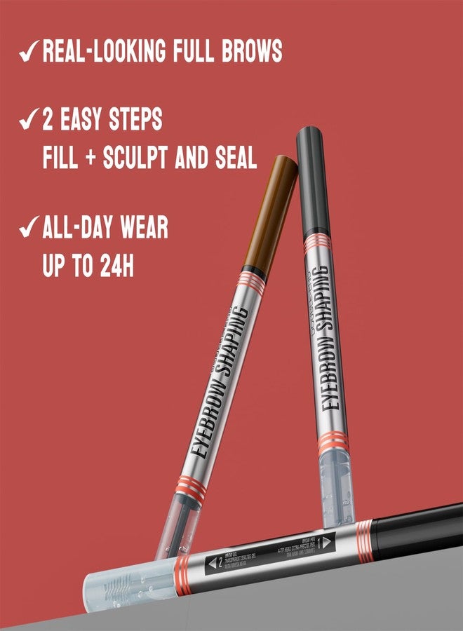 W3W Magical 2-in-1 Microblading Eyebrow Pen with Sealing Brow Gel, 4-Fork-Tip Eyebrow Pencil, Waterproof, Long-Lasting Eyebrow Brush Eye brow Pencil for Natural Looking(Light Brown) - Image 5