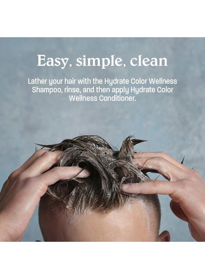 Malibu C Hydrate Color Wellness Shampoo - Shampoo for Color Treated Hair and Fights Fade - Sulfate Free + Gentle Cleansing Hair Care (33.8 oz) - Image 5